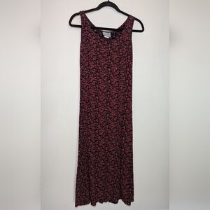 Carol Anderson Vintage Floral Maxi Dress Sleeveless Women's Size SP